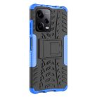 RMPACK Xiaomi Redmi Note 12 Pro 5G Ütésálló Tok Kitámasztható 2in1 Tyre Hybrid Kék
