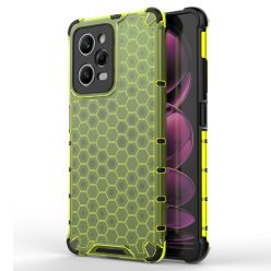   RMPACK Xiaomi Redmi Note 12 Pro 5G Szilikon Tok 2in1 HoneyComb Series Ütésállókivitel Shockproof Zöld