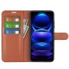 RMPACK Xiaomi Redmi Note 12 Pro 5G Notesz Tok Business Series Kitámasztható Kártyatartóval Barna