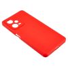 RMPACK Xiaomi Redmi Note 12 Pro 5G Szilikon Tok Lens Protector TPU Piros