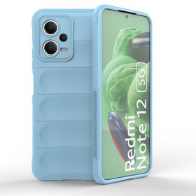   RMPACK Xiaomi Redmi Note 12 5G Szilikon Tok Rugged Armor Style 2in1 Shock Világoskék