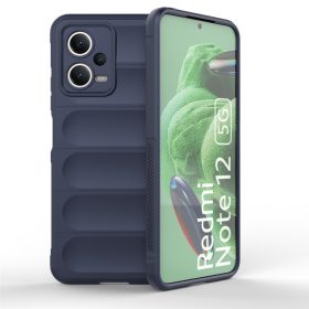   RMPACK Xiaomi Redmi Note 12 5G Szilikon Tok Rugged Armor Style 2in1 Shock Sötétkék