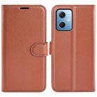 RMPACK Xiaomi Redmi Note 12 5G Notesz Tok Business Series Kitámasztható Kártyatartóval Barna