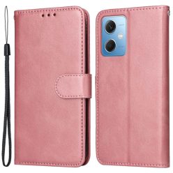   RMPACK Xiaomi Redmi Note 12 5G Notesz Tok Business Series V2 Kitámasztható Kártyatartóval Rózsaarany