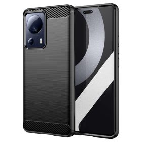   RMPACK Xiaomi 13 Lite Szilikon Tok Ütésállókivitel Karbon Mintázattal Fekete