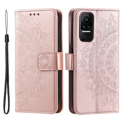 RMPACK Xiaomi 13 Lite Notesz Tok Mintás Mandala Style Kitámasztható Bankkártyatartóval 