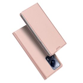   RMPACK Xiaomi 13 Lite Notesz Tok Mágneses DUX DUCIS Skin Pro Series Kitámasztható Kártyatartóval Rózsaarany