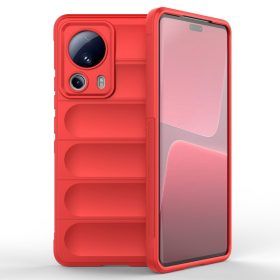   RMPACK Xiaomi 13 Lite Szilikon Tok Rugged Armor Style 2in1 Shock Piros