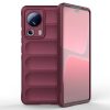 RMPACK Xiaomi 13 Lite Szilikon Tok Rugged Armor Style 2in1 Shock Bordó
