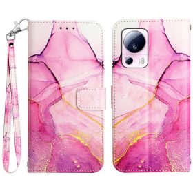   RMPACK Xiaomi 13 Lite Notesz Tok Mintás Marble Style Kitámasztható Bankkártyatartóval