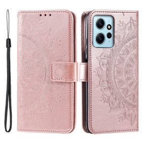   RMPACK Xiaomi Redmi Note 12 4G Notesz Tok Mintás Mandala Style Kitámasztható Bankkártyatartóval