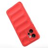 RMPACK Xiaomi Redmi Note 12 4G Szilikon Tok Rugged Armor Style 2in1 Shock Piros