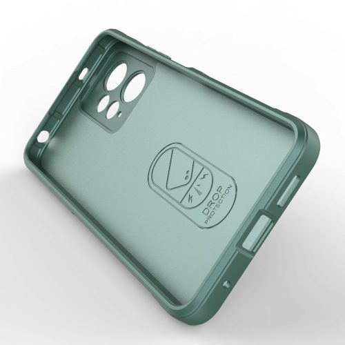 RMPACK Xiaomi Redmi Note 12 4G Szilikon Tok Rugged Armor Style 2in1 Shock Zöld