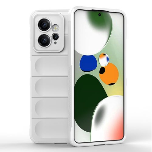 RMPACK Xiaomi Redmi Note 12 4G Szilikon Tok Rugged Armor Style 2in1 Shock Fehér