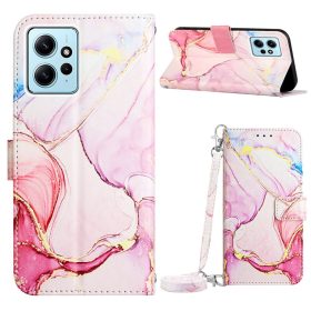   RMPACK Xiaomi Redmi Note 12 4G Notesz Tok Mintás Kitámasztható - Kártyatartóval Marble Series - Márvány Mintás