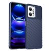 RMPACK Xiaomi Redmi Note 12 4G Szilikon Tok Twill Ütésálló Thunder Series Kivitel Sötétkék