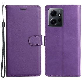   RMPACK Xiaomi Redmi Note 12 4G Notesz Tok Business Series V2 Kitámasztható Bankkártyatartóval Lila