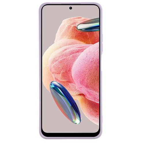 RMPACK Xiaomi Redmi Note 12 4G Szilikon Tok TPU Kamera Lencse Védelemmel Lila