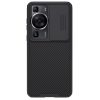 RMPACK Huawei P60/P60 Pro Tok Ütésállókivitel Nillkin Camshield Pro Series Lencsevédővel Hybrid Fekete