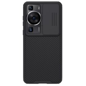   RMPACK Huawei P60/P60 Pro Tok Ütésállókivitel Nillkin Camshield Pro Series Lencsevédővel Hybrid Fekete