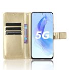 RMPACK Honor 90 Lite 5G Notesz Tok Business Series V3 Kitámasztható Kártyatartóval Arany