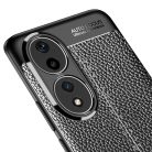 RMPACK Honor 90 5G Szilikon Tok New Carbon Series Mintázattal Sötétkék