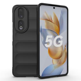   RMPACK Honor 90 5G Szilikon Tok Rugged Armor Style 2in1 Shock Fekete