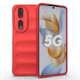   RMPACK Honor 90 5G Szilikon Tok Rugged Armor Style 2in1 Shock Piros