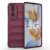 RMPACK Honor 90 5G Szilikon Tok Rugged Armor Style 2in1 Shock Bordó