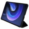 RMPACK Xiaomi Pad 6 Pro / Pad 6 Tok Notesz Kitámasztható Tri-Fold Honeycomb Series Fekete