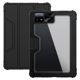   RMPACK Xiaomi Pad 6 / Pad 6 Pro Tok NILLKIN BUMPER Wake/Sleep Ébresztő Funkcióval - Lencsevédővel Fekete