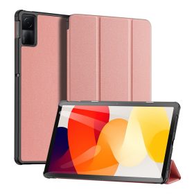   RMPACK Xiaomi Redmi Pad SE Tok DUX DUCIS DOMO Series Tri-Fold Rózsaszín