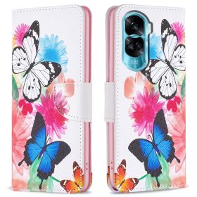   RMPACK Honor 90 Lite Notesz Tok Mintás Kitámasztható - Kártyatartóval Colorful Series A02