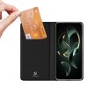 RMPACK Xiaomi 13T / 13T Pro Notesz Tok Mágneses DUX DUCIS Skin Pro Series Kitámasztható Kártyatartóval Fekete