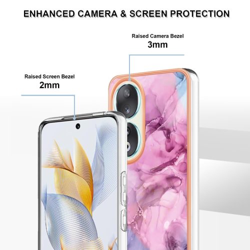 RMPACK Honor 90 5G Szilikon Tok Marble RMPACK Style Márvány Mintázattal A02