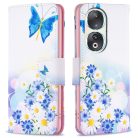 RMPACK Honor 90 5G Notesz Tok Mintás Kitámasztható - Kártyatartóval Colorful Series A01