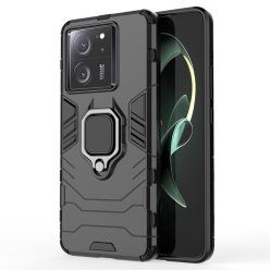   RMPACK Xiaomi 13T 5G / 13T Pro 5G Védőtok Ring Guard Gyűrűs 2in1 Tok Ütésálló - Kitámasztható TPU Hybrid Fekete