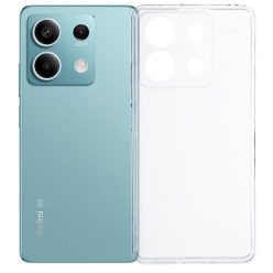   RMPACK Xiaomi Redmi Note 13 5G Szilikon Tok Lencsevédővel Áttetsző Ultravékony TPU