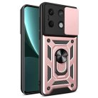 RMPACK Xiaomi Redmi Note 13 5G Ütésálló Tok Camshield Gyűrűs - Ring Style Rózsaarany