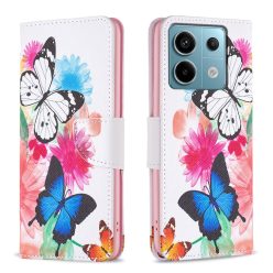   RMPACK Xiaomi Redmi Note 13 Pro 5G Mintás Notesz Tok Kártyatartóval-Kitámasztható Colorful Mintázattal A02