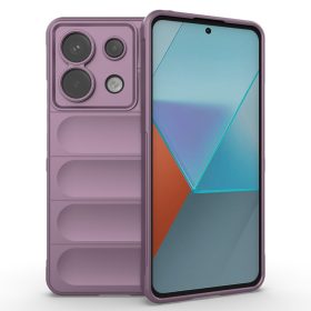   RMPACK Xiaomi Redmi Note 13 Pro 5G Szilikon Tok Rugged Armor Style 2in1 Shock Lila