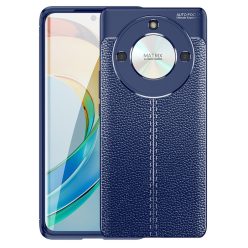   RMPACK Honor Magic6 Lite 5G Szilikon Tok Bőrmintázattal TPU Prémium Sötétkék