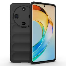   RMPACK Honor Magic6 Lite 5G Szilikon Tok Rugged Armor Style 2in1 Shock Fekete