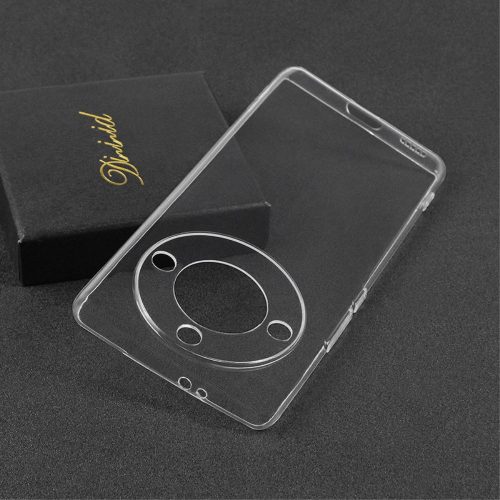 RMPACK Honor Magic6 Lite 5G Szilikon Tok Lencsevédővel Áttetsző Ultravékony TPU