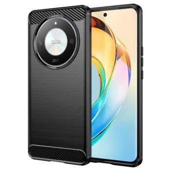 RMPACK Honor Magic6 Lite 5G Szilikon Tok Ütésállókivitel Karbon Mintázattal Fekete   RMPACK Honor Magic6 Lite 5G Szilikon Tok Ütésállókivitel Karbon Mintázattal Fekete