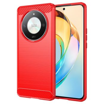 RMPACK Honor Magic6 Lite 5G Szilikon Tok Ütésállókivitel Karbon Mintázattal Piros   RMPACK Honor Magic6 Lite 5G Szilikon Tok Ütésállókivitel Karbon Mintázattal Piros