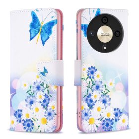   RMPACK Honor Magic6 Lite 5G Mintás Notesz Tok Kártyatartóval-Kitámasztható Colorful Mintázattal A03