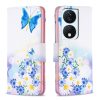 RMPACK Honor X7b Mintás Notesz Tok Kártyatartóval-Kitámasztható Colorful Mintázattal A02