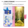 RMPACK Honor X7b Mintás Notesz Tok Kártyatartóval-Kitámasztható Colorful Mintázattal A02