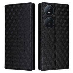   RMPACK Honor X7b Notesz Tok Rhombus Style Mágneses Kitámasztható Fekete